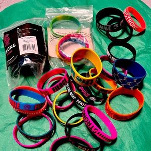 Zumba & Strong by Zumba Bracelets (Some are new )
